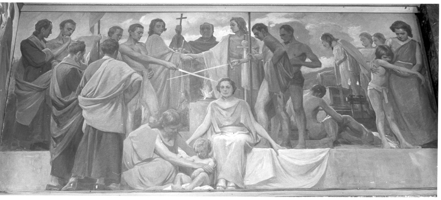fregio (dipinto, ciclo) di Avallone Pasquale (sec. XX)