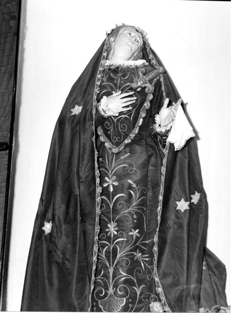 Madonna Addolorata (manichino) - bottega campana (seconda metà sec. XVIII)