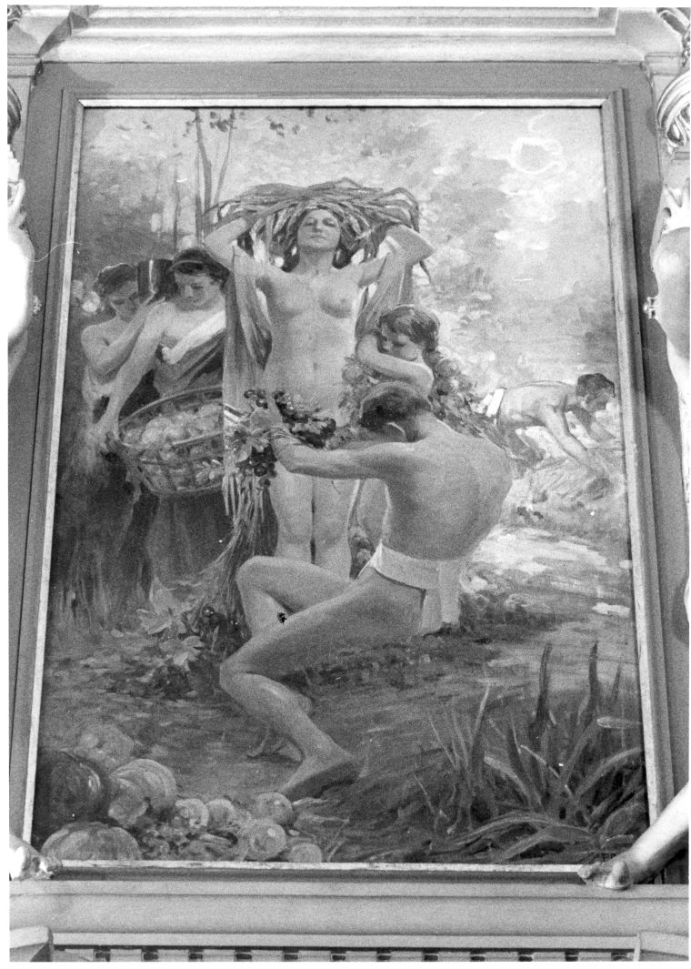 allegoria dell'Agricoltura (dipinto, ciclo) di Avallone Pasquale (sec. XX)