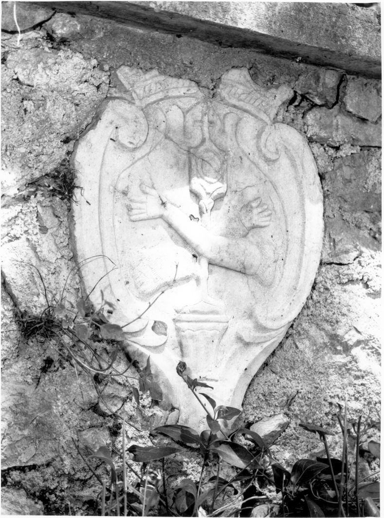 stemma dell'Ordine francescano (rilievo) - bottega campana (sec. XVII)