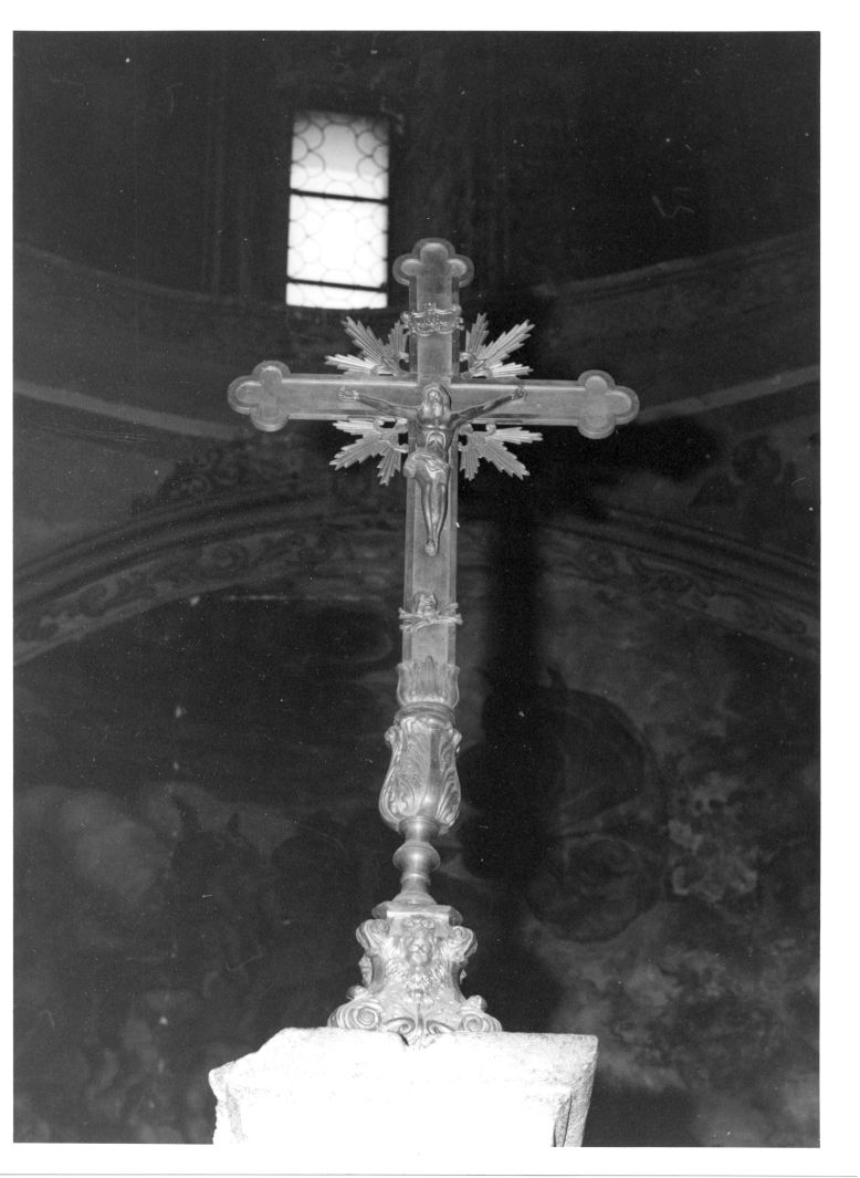 croce d'altare - bottega campana (prima metà sec. XIX)