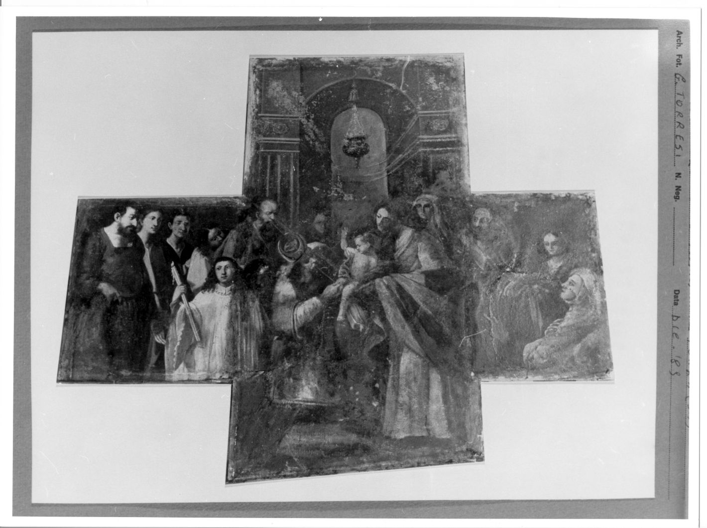 circoncisione di Gesù Bambino (dipinto, elemento d'insieme) di Ragolia Michele (attribuito) (sec. XVII)