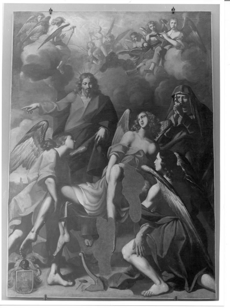 morte di San Giuseppe (dipinto, elemento d'insieme) di Ragolia Michele (attribuito) (sec. XVII)