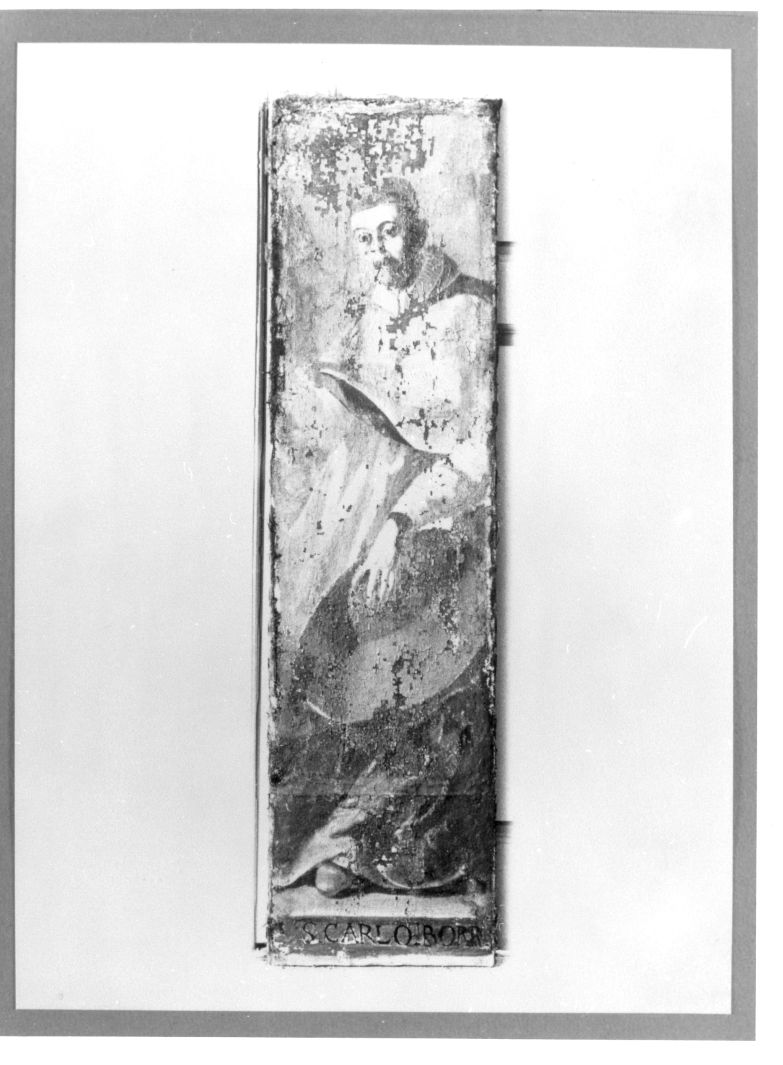 San Carlo Borromeo (dipinto, elemento d'insieme) di Ragolia Michele (attribuito) (sec. XVII)