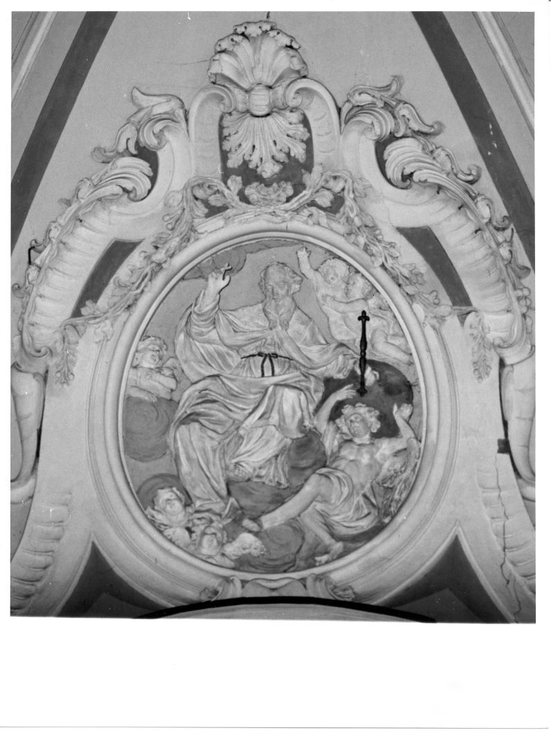 Dio Padre e angeli (decorazione plastica) - bottega campana (sec. XVIII)