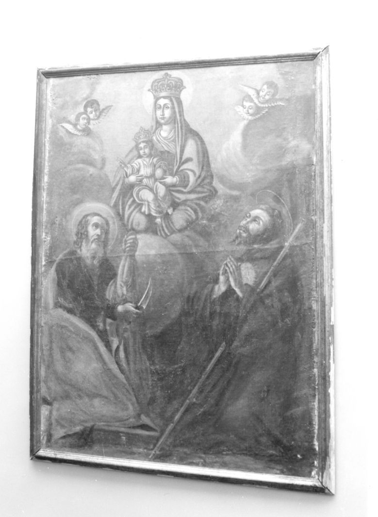 apparizione dell'Assunta (dipinto) - ambito Italia meridionale (fine sec. XIX)