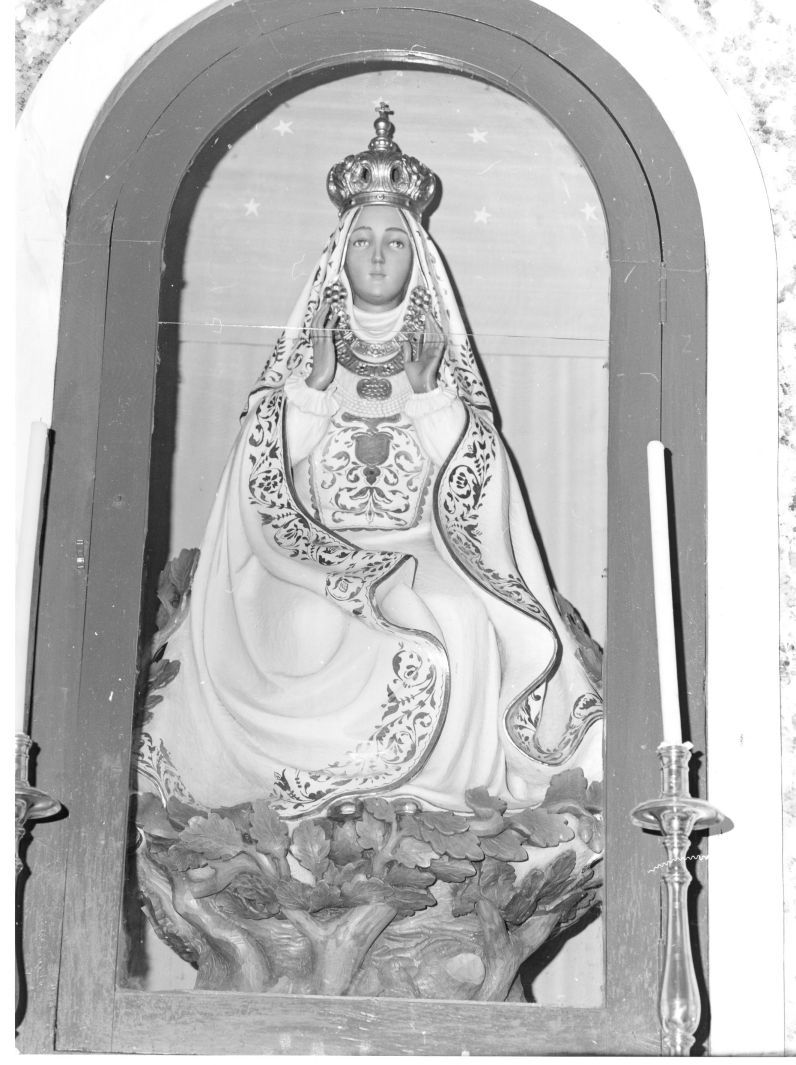 Madonna incoronata di Foggia, Madonna (statua) - bottega irpina (fine/inizio, fine/inizio secc. XIX/ XX, secc. XIX/ XX)