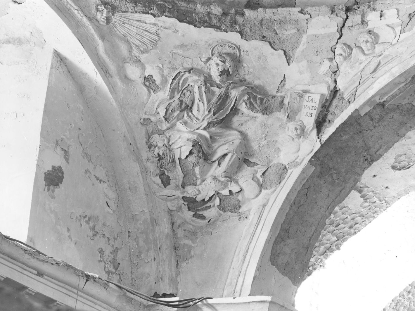 San Marco Evangelista (decorazione plastica) - bottega irpina (sec. XIX)