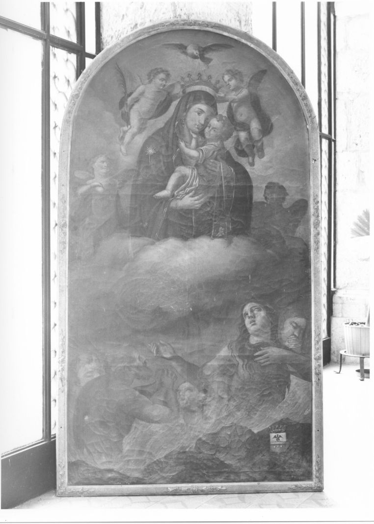 Madonna del Carmelo (dipinto) di De Mita Francesco (sec. XIX)