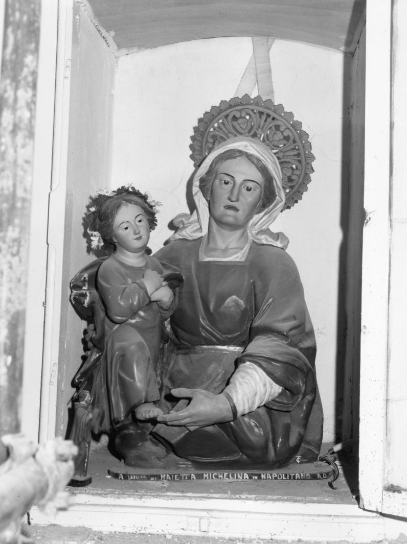 Maria Vergine bambina e Sant'Anna (scultura, opera isolata) - bottega irpina (inizio sec. XIX)