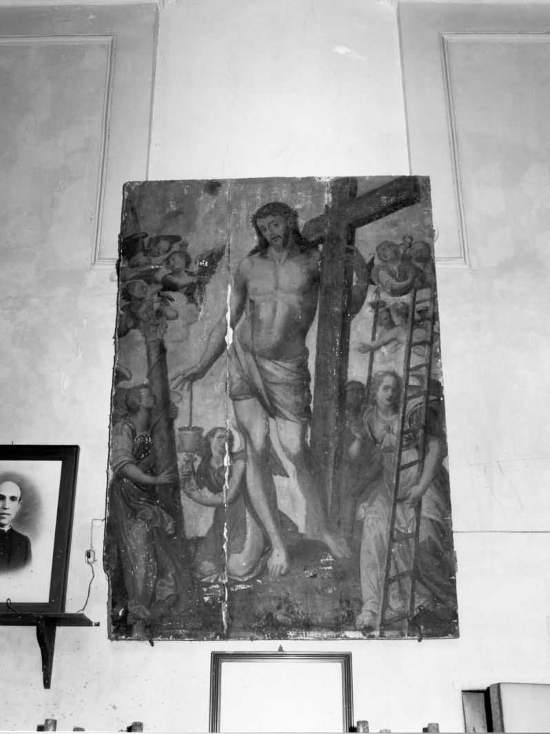 Sangue di Cristo (dipinto, opera isolata) di Tramontano Decio (sec. XVI)