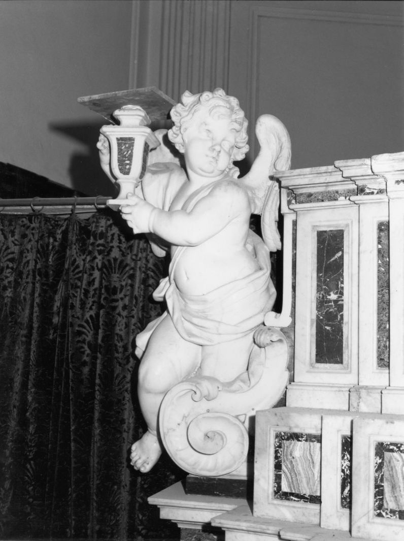 cherubino (statua, coppia) - bottega campana (seconda metà sec. XVIII)