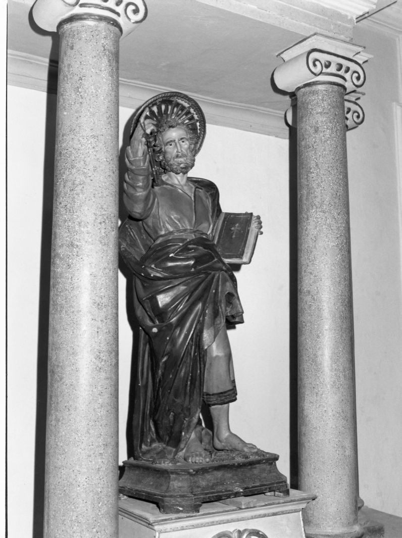 San Pietro (statua, opera isolata) - bottega Italia meridionale (seconda metà sec. XVIII)