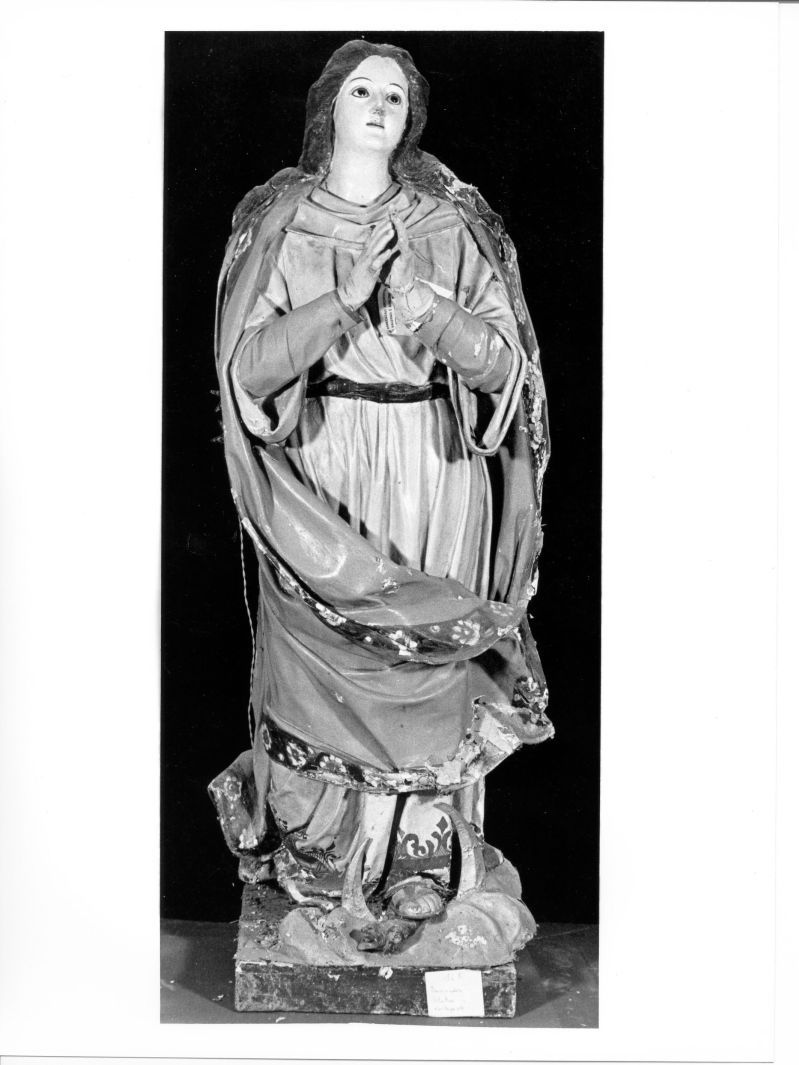 Madonna Immacolata (statua) - bottega Italia meridionale (fine sec. XIX)
