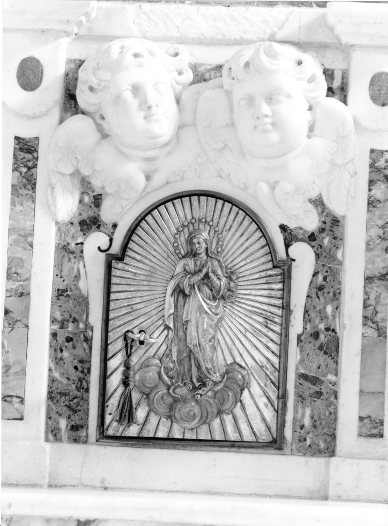 Madonna Immacolata (sportello di tabernacolo) - bottega napoletana (metà sec. XIX)
