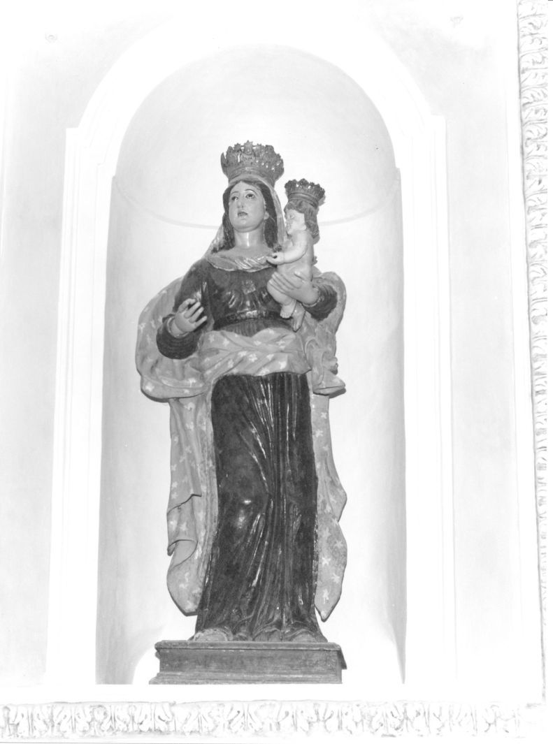 Madonna del Popolo (statua) di Vigilante Michele (fine sec. XVIII)