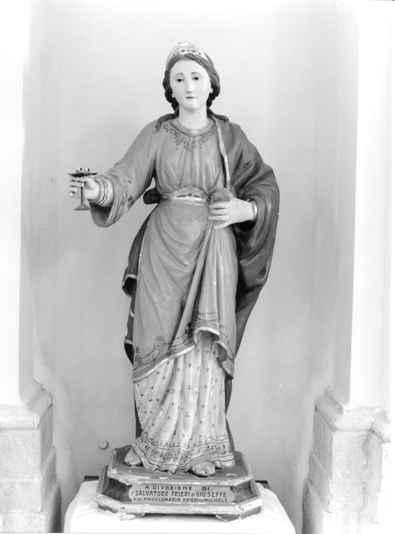 Santa Lucia (statua) - bottega napoletana (sec. XIX)