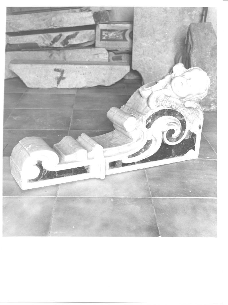 cherubino (altare, frammento) - bottega campana (sec. XVIII)