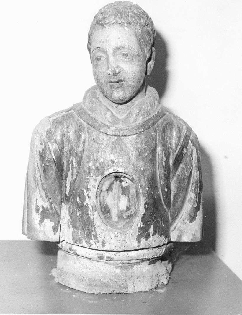 reliquiario - a busto, serie - bottega irpina (sec. XVII)