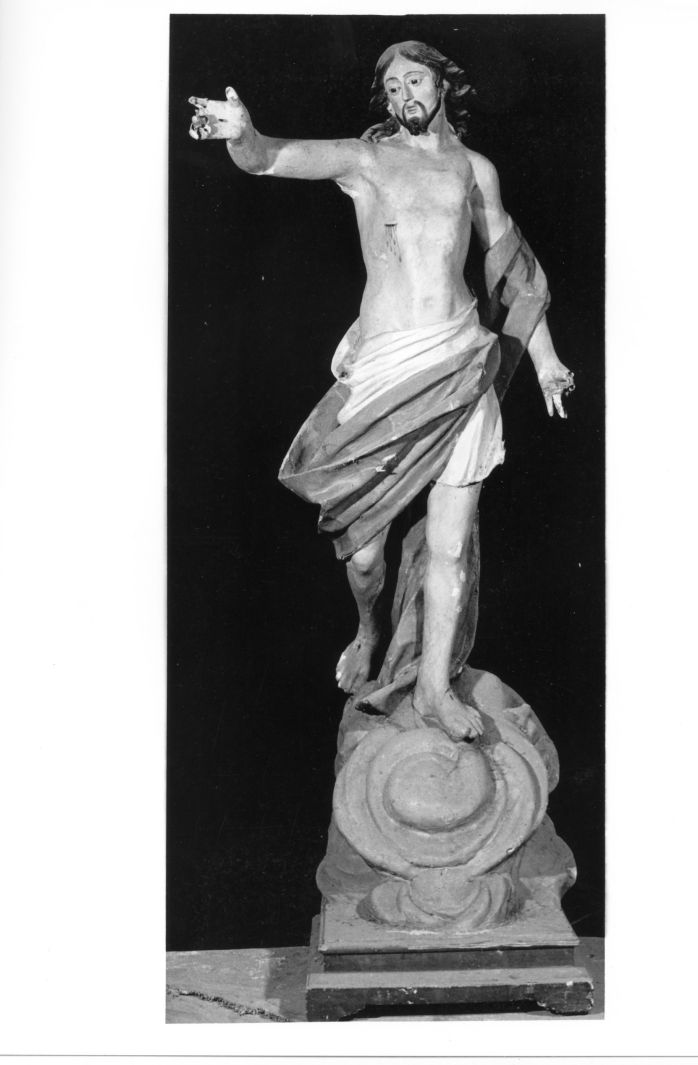 Cristo risorto (statuetta devozionale) - bottega Italia meridionale (fine sec. XIX)