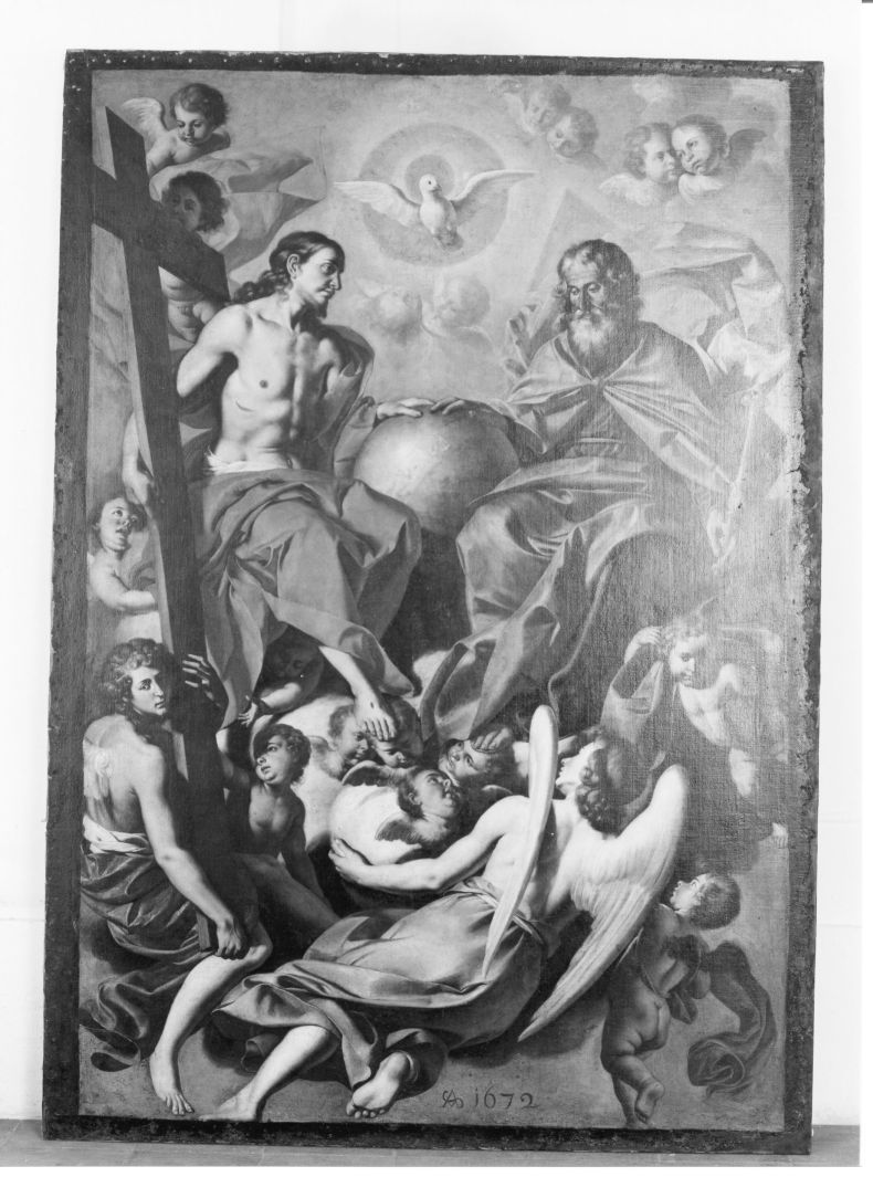 Trinità (dipinto, opera isolata) di Solimena Francesco detto Abate Ciccio (sec. XVII)