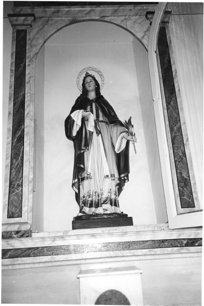 Santa Lucia (statua) - bottega pugliese (sec. XIX)