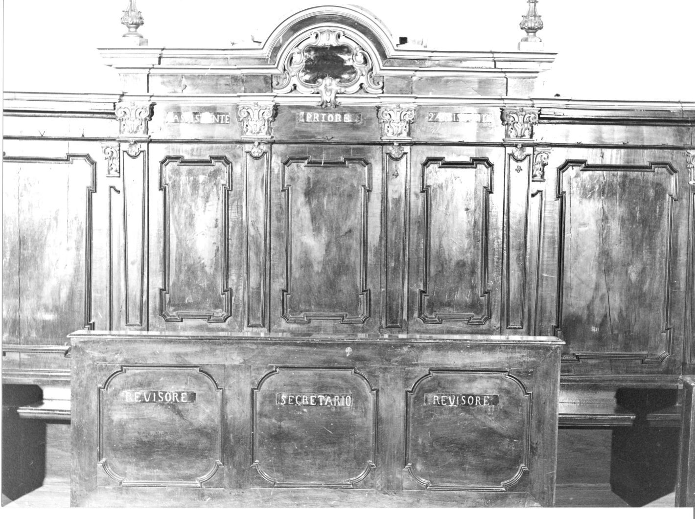 stalli del coro - bottega irpina (sec. XVIII)