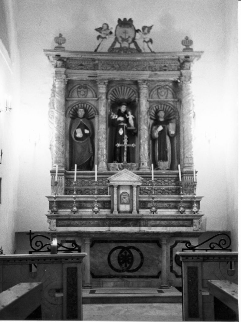 altare - a edicola - bottega irpina (inizio sec. XX)