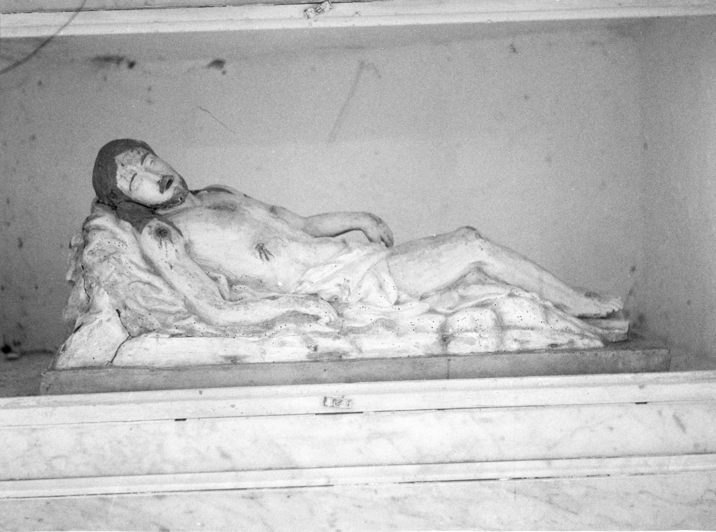 Cristo morto (scultura) - bottega irpina (fine sec. XIX)