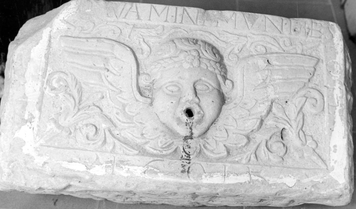 cherubino (lavabo da sacrestia, frammento) - bottega campana (sec. XVII)