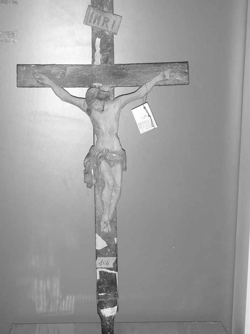 Cristo crocifisso (crocifisso) - bottega campana (sec. XIX)