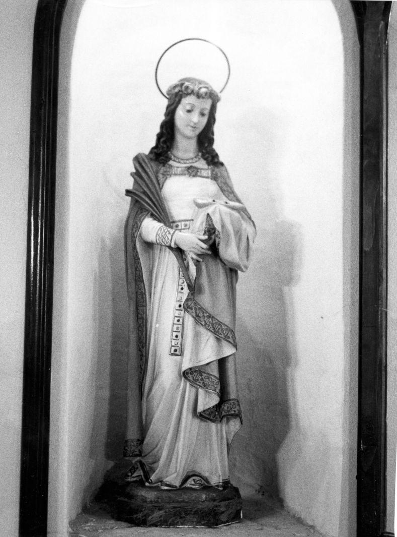 Santa Lucia (statua) - bottega campana (seconda metà sec. XIX)
