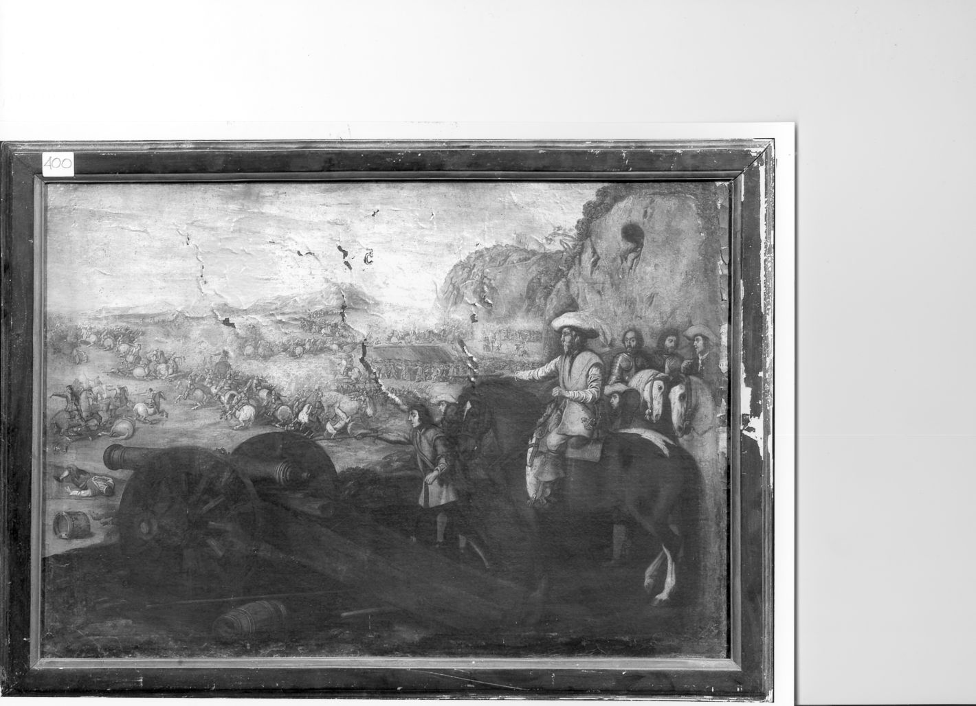 scena di battaglia (dipinto) - ambito Italia meridionale (fine/inizio secc. XVII/ XVIII)