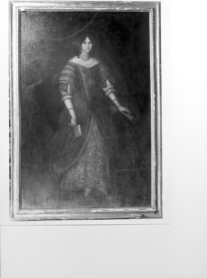 ritratto di donna (dipinto) - ambito Italia meridionale (fine/inizio secc. XVII/ XVIII)