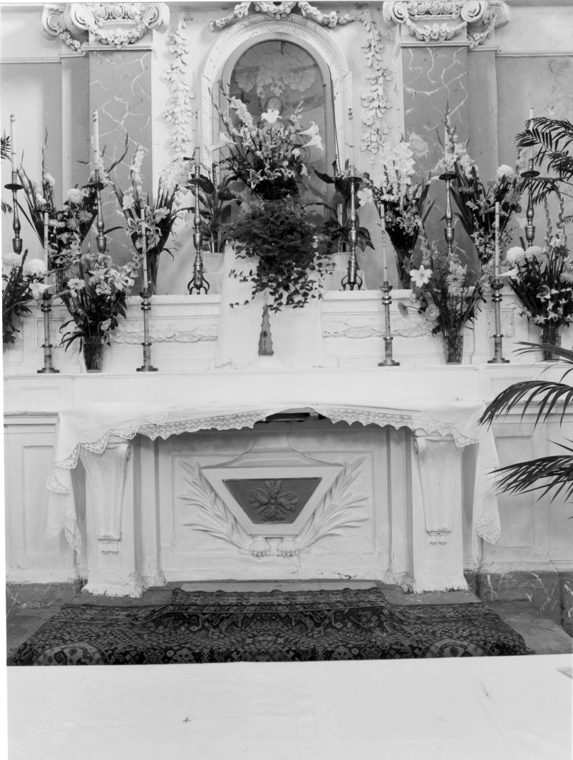 altare maggiore - bottega cilentana (sec. XVIII)