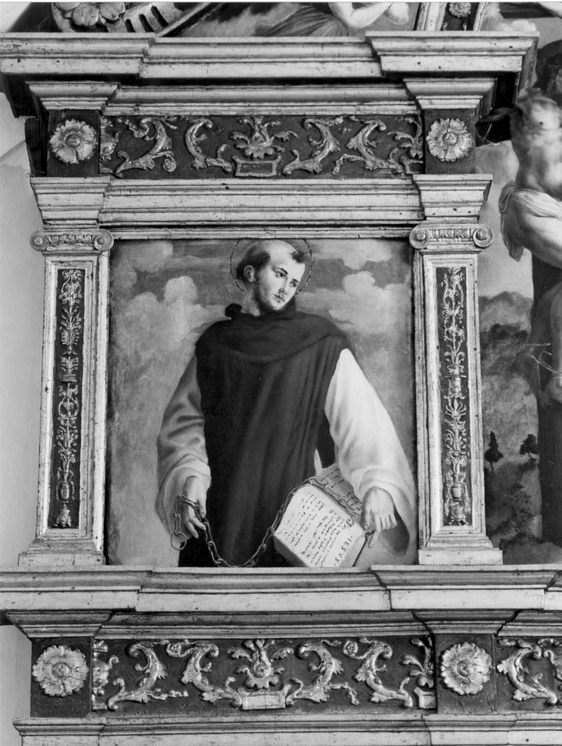 San Domenico (predella) di Sabatini Andrea detto Andrea da Salerno (maniera) (prima metà sec. XVI)
