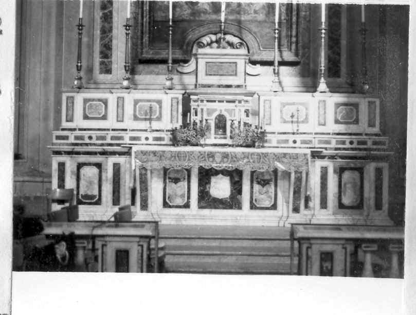 altare - bottega campana (fine sec. XVIII)