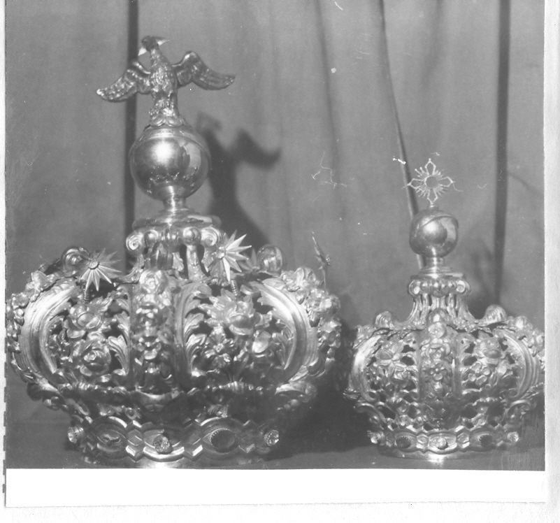 corona, coppia - bottega campana (sec. XIX)