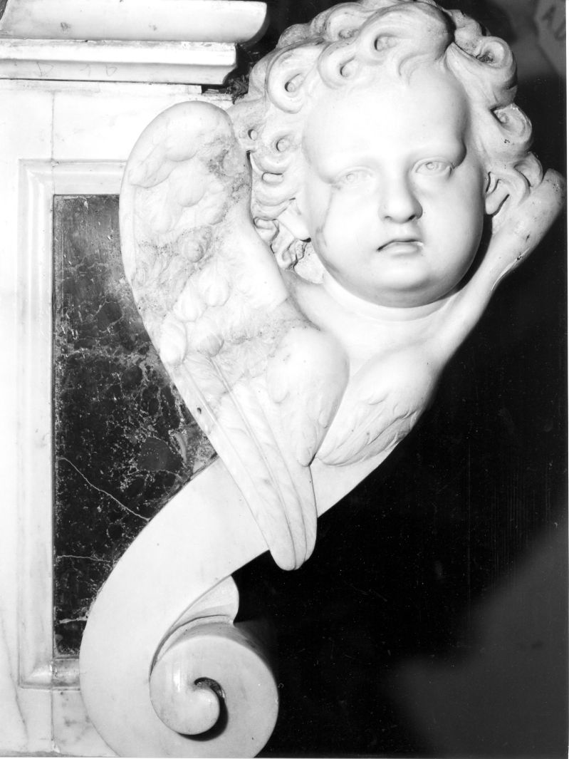 cherubino (scultura, coppia) - bottega campana (sec. XIX)