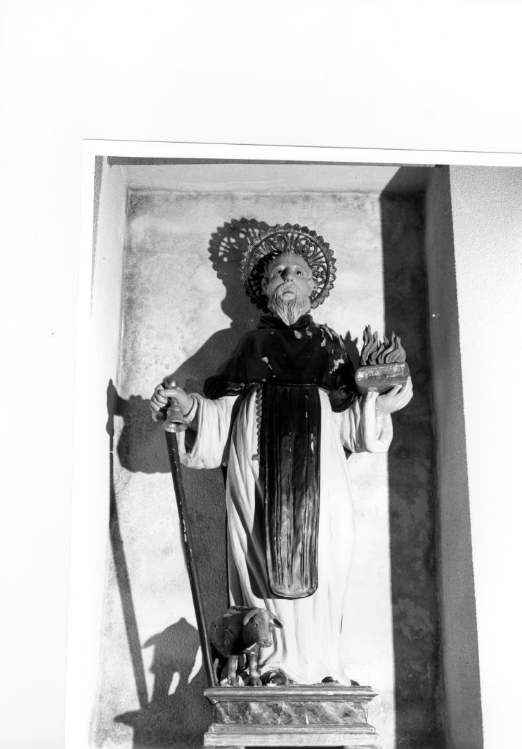 Sant'Antonio Abate (statua) - bottega campana (inizio sec. XIX)