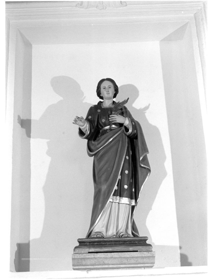 Santa Lucia (statua) - bottega napoletana (metà sec. XIX)