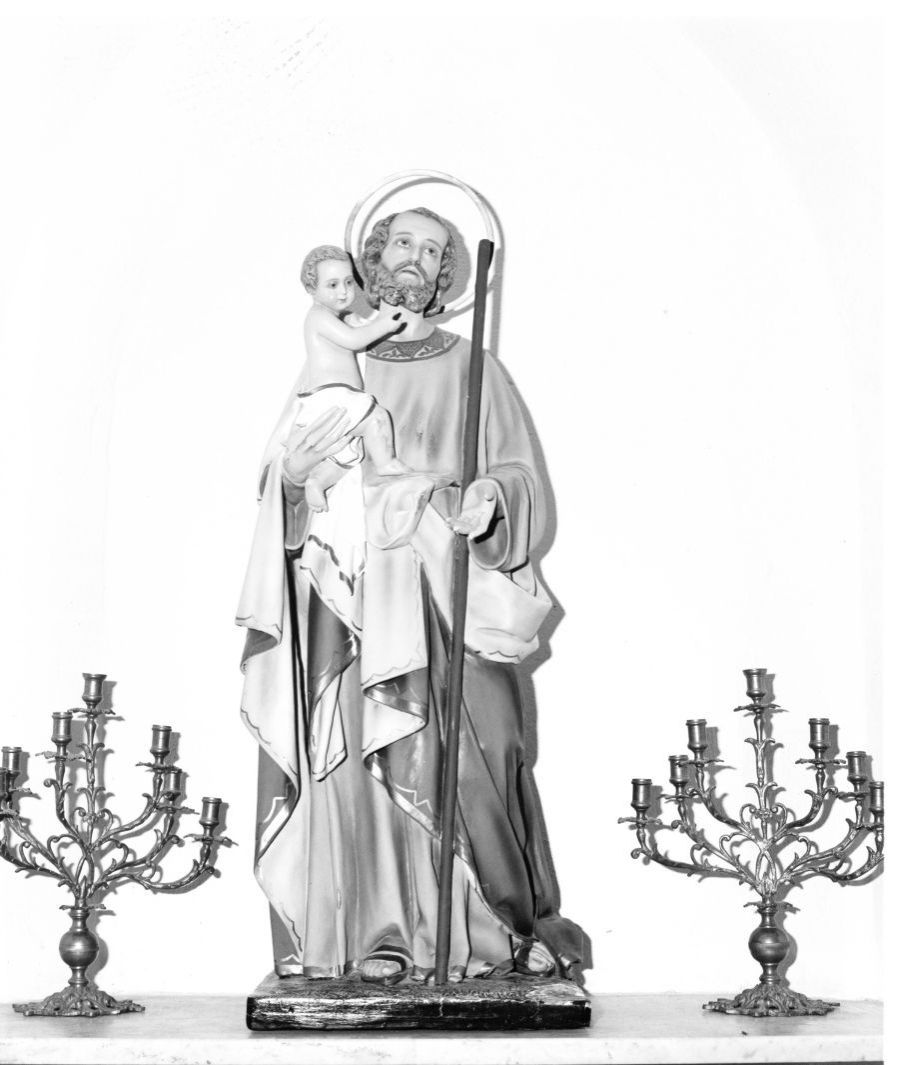 San Giuseppe e Gesù Bambino (statua) - bottega irpina (prima metà sec. XX)