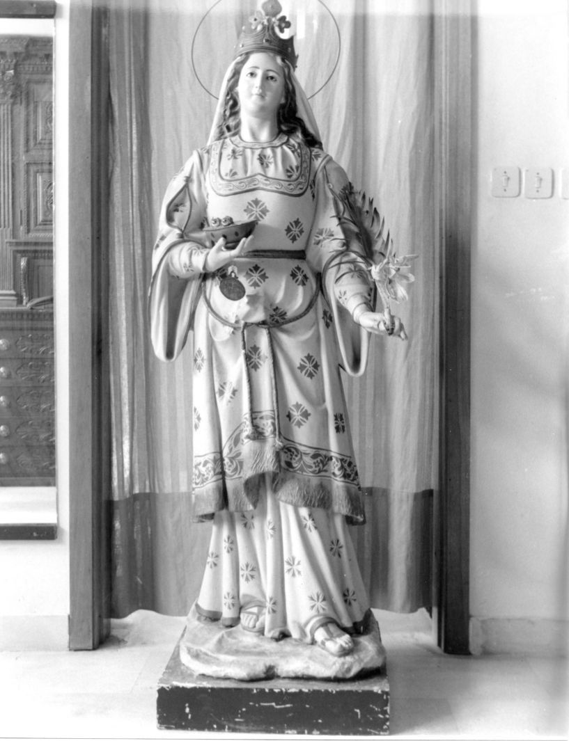 Santa Lucia (statua) - bottega irpina (metà sec. XIX)