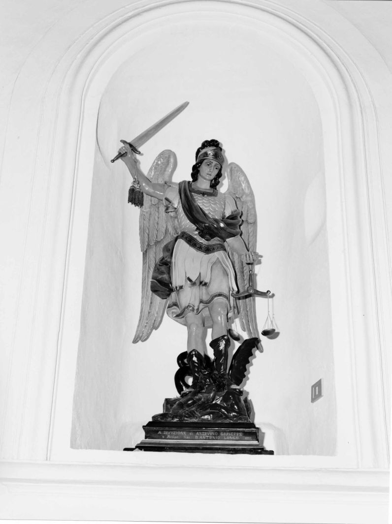 San Michele Arcangelo (statua) - bottega irpina (sec. XIX)
