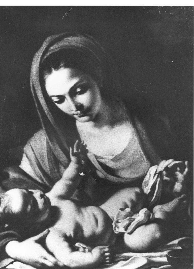 Madonna con Bambino (dipinto) di Solimena Francesco detto Abate Ciccio (attribuito) (fine/inizio secc. XVII/ XVIII)