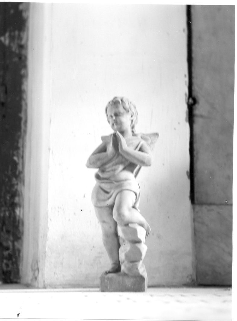 angelo orante (scultura) - bottega irpina (fine sec. XIX)