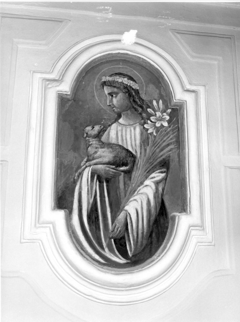 Sant'Agnese (dipinto) - ambito campano (fine sec. XIX)