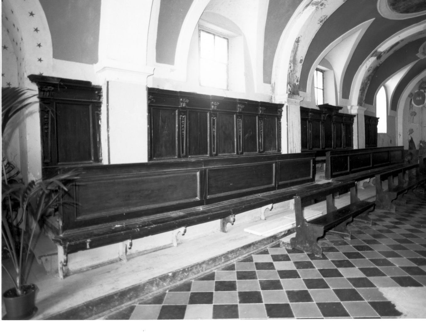 stalli del coro - bottega irpina (secc. XIX/ XX)
