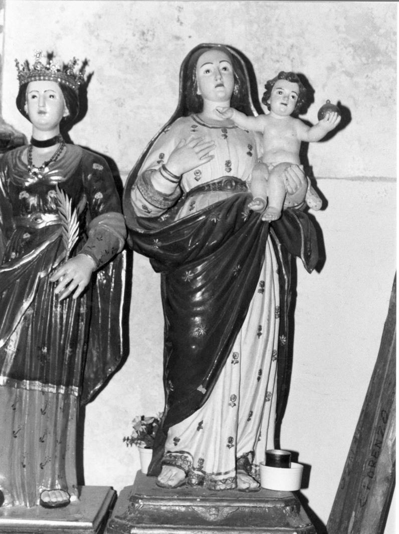 Madonna con Bambino (statua) - bottega Italia meridionale (metà sec. XIX)