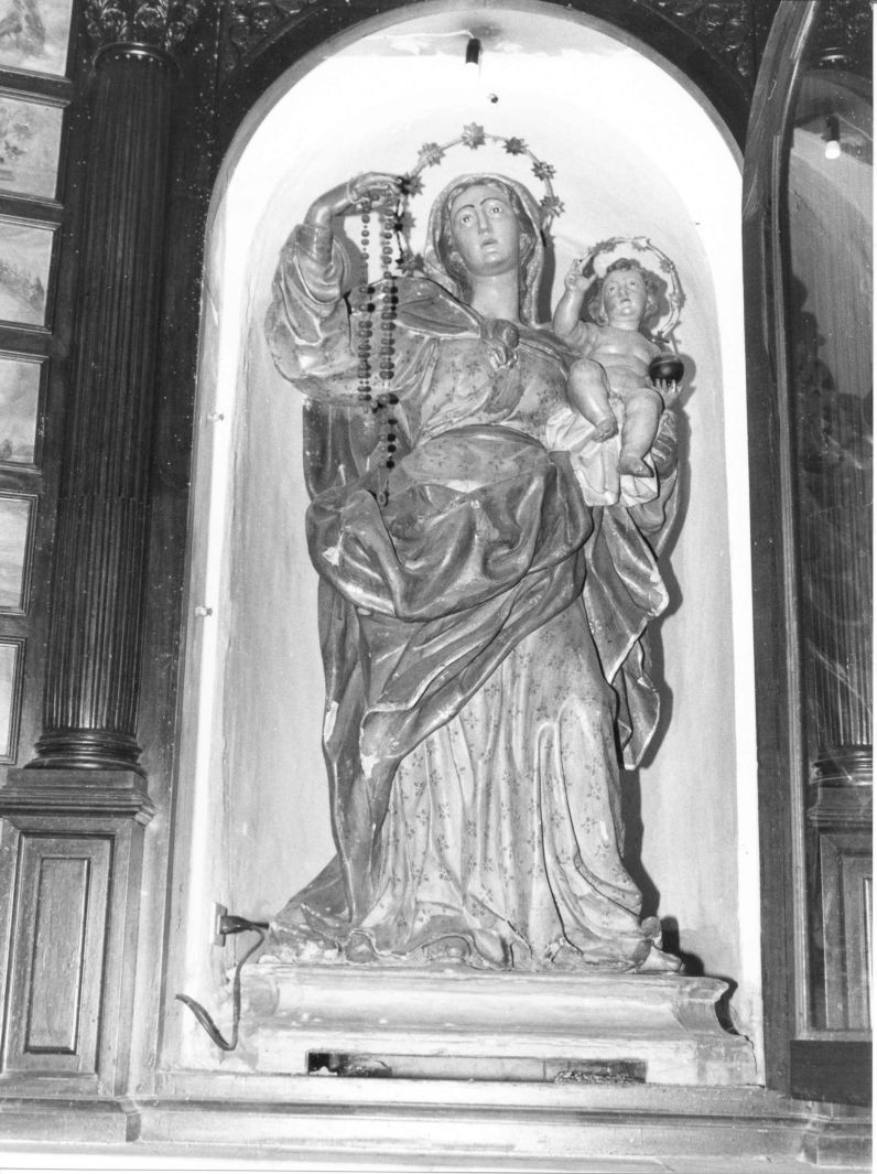 Madonna del Rosario (statua) - bottega Italia meridionale (prima metà sec. XVIII)
